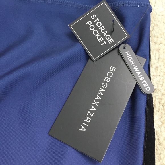 BCBG MAXAZRIA Ombré Legging w/ Velvet Side Stripes - Picture 6 of 6